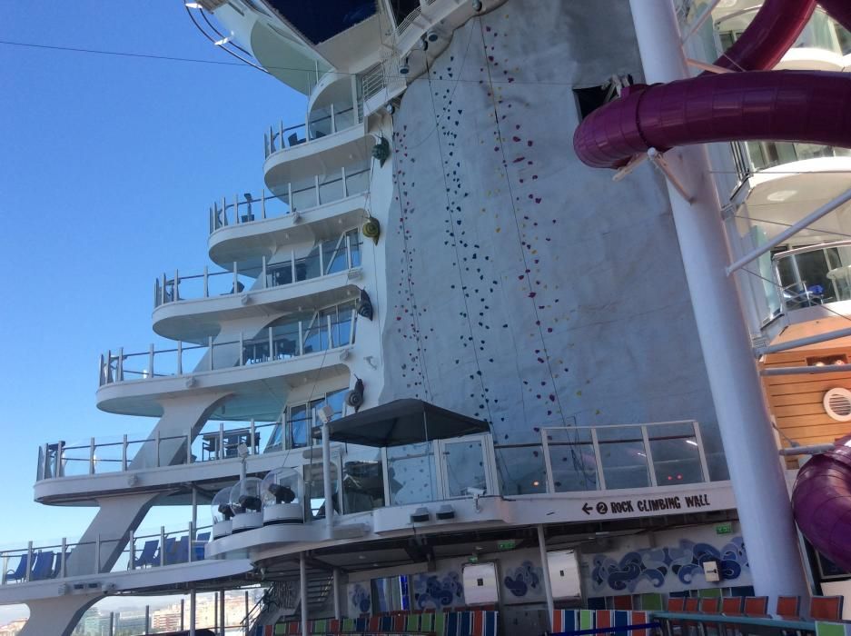 Passegem per l'interior del Harmony of the Seas, el creuer més gran del món, que aquest estiu tindrà base a Barcelona