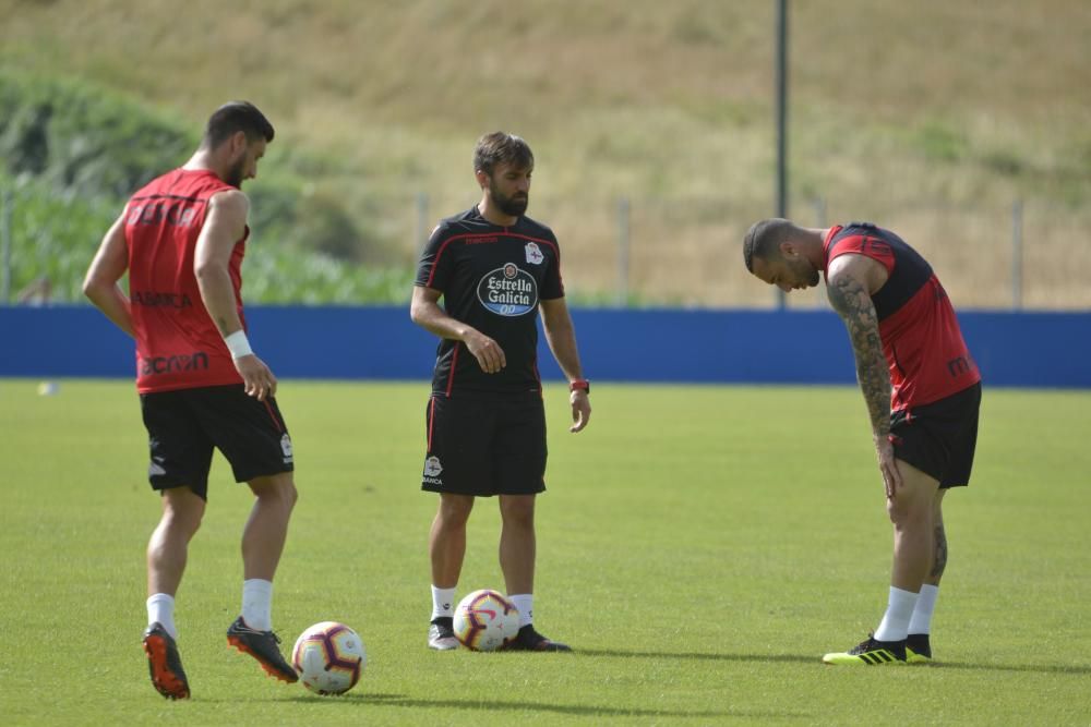 El equipo comienza la semana con tratamiento de fisioterapia para Diego Rolan, mientras que Borja Valle y Guilherme dos Santos completaron una parte del entrenamiento con el grupo y otra en solitario.
