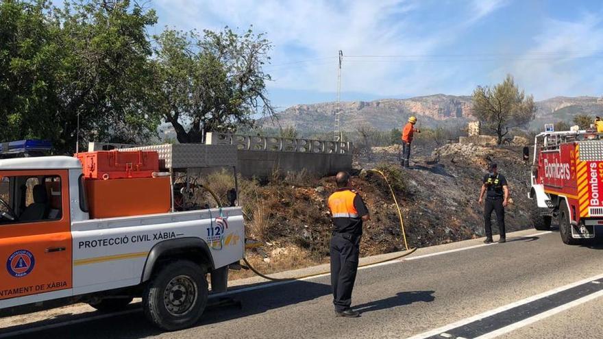 Se declara un nuevo incendio en Gata de Gorgos