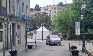 Redondela controla el acceso de coches al casco viejo con cámaras