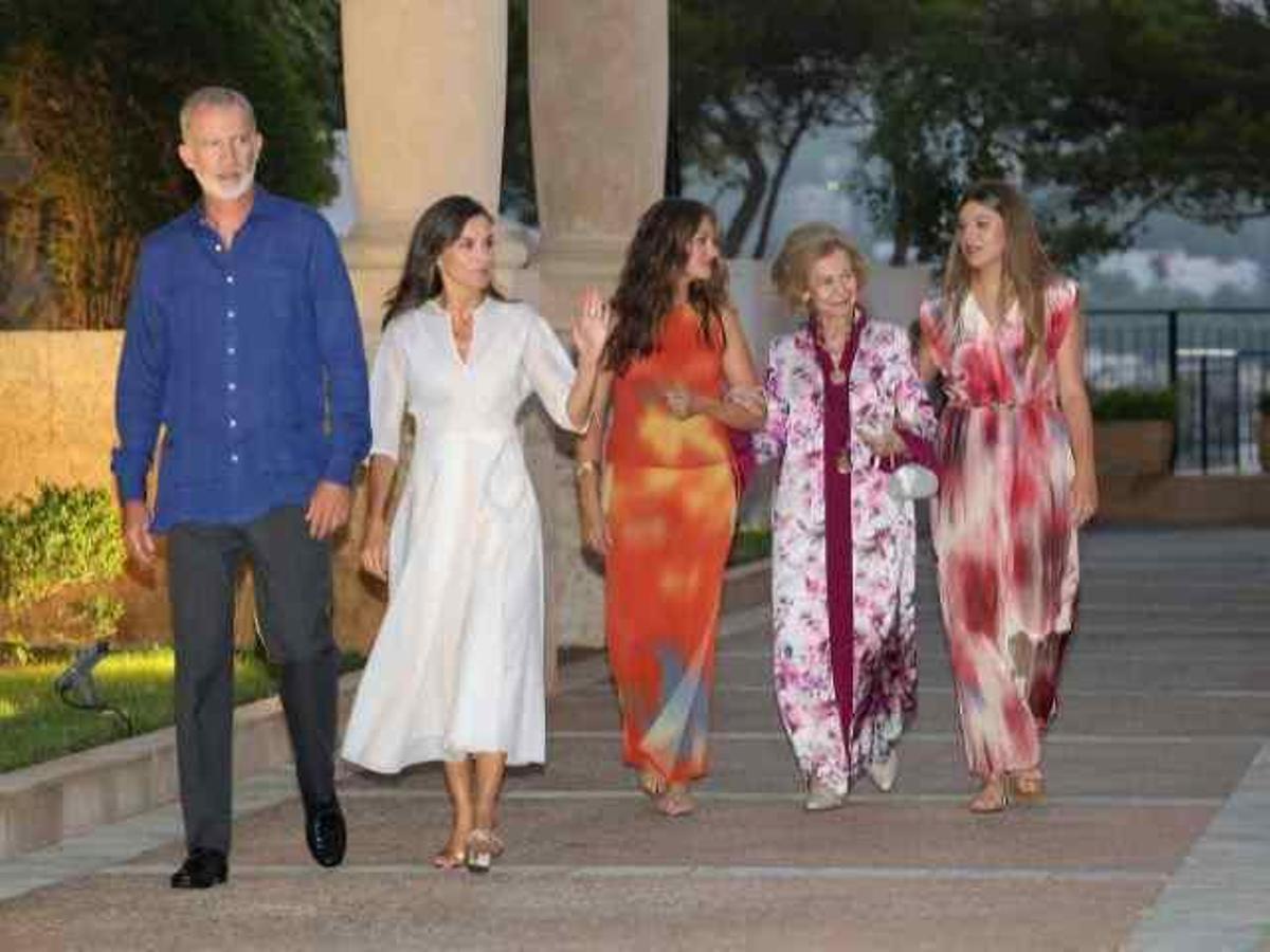 Les imatges de la recepció estival de la Família Reial a Mallorca