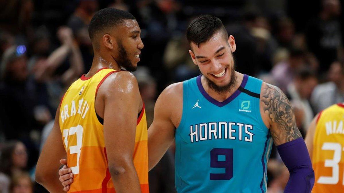 Willy Hernangómez se siente feliiz en los Hornets