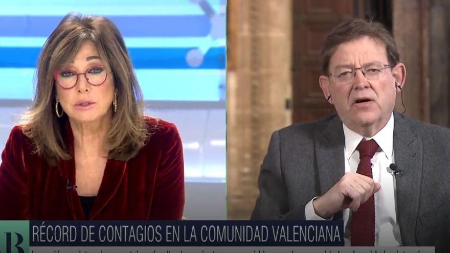 Puig ha hablado hoy de medidas contra la covid y vacunación en el programa de Ana Rosa.