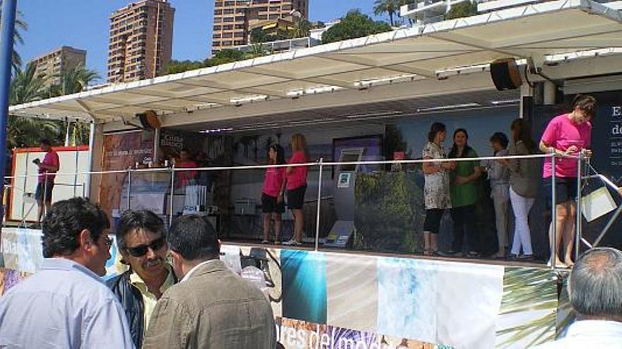 Un momento de la presentación del &quot;road show&quot; que se inicia hoy en Murcia y que durante un mes recorrerá varias ciudades españolas.