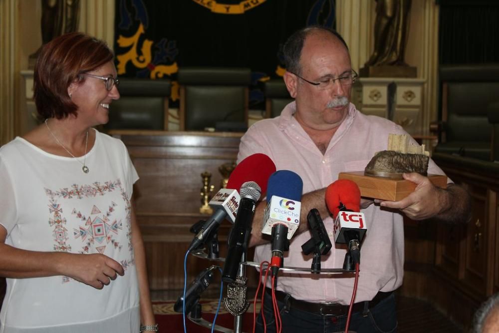 Homenaje a Juan Brito en Jumilla