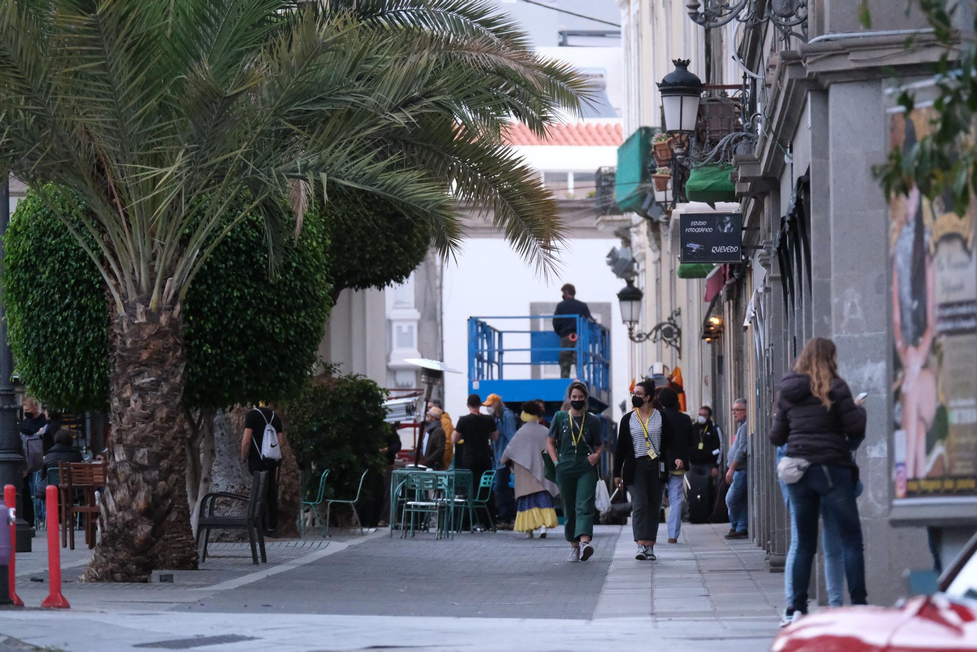 Rodaje de 'The Mother' con Jennifer López en Las Palmas de Gran Canaria (3/3/2022)