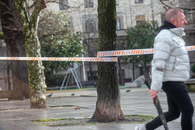 Tiempo desapacible en A Coruña, con alerta en el mar, lluvias y frío en aumento