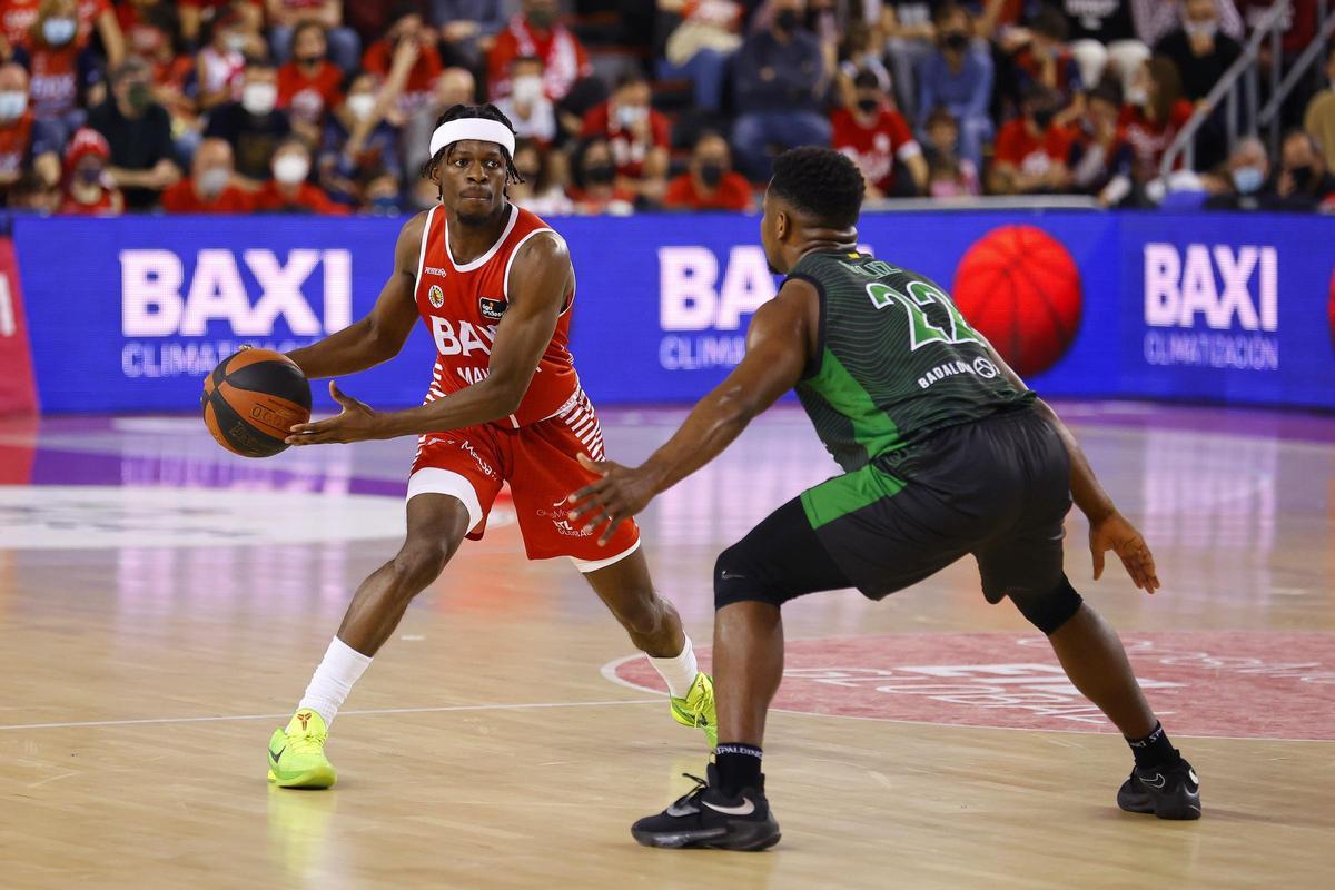 Sylvain Francisco, en un partido de la temporada pasada con el BAXI Manresa