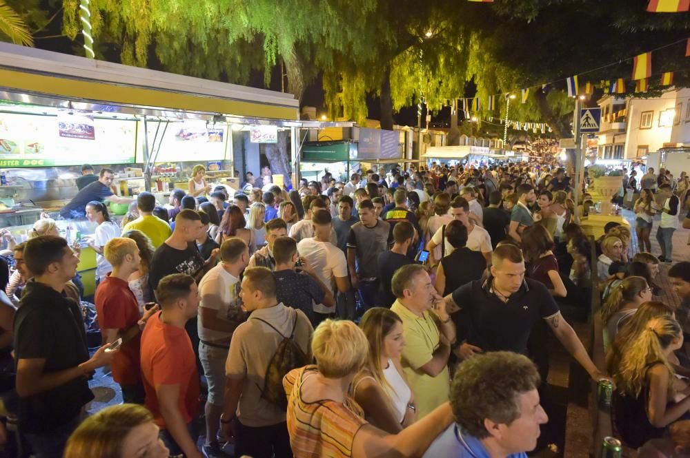 Ambiente en las fiestas de San Lorenzo