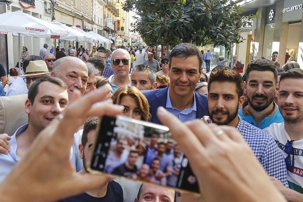 De paseo electoral con Pedro Sánchez