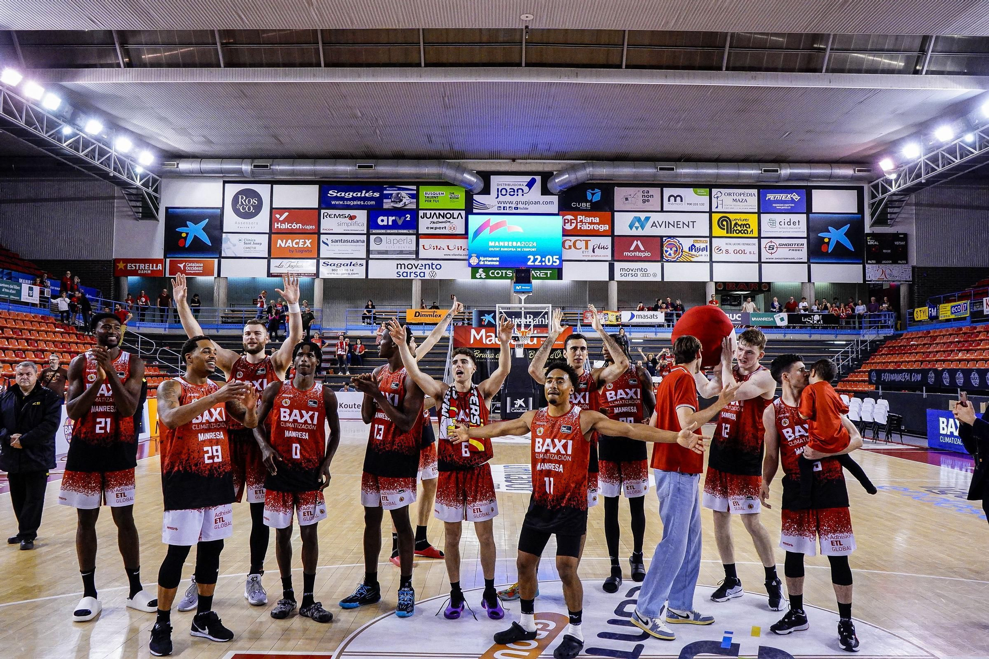 MANRESA . BASQUET ACB . LLIGA ENDESA . BAXI MANRESA VS BILBAO BASKET . PAVELLÓ EL NOU CONGOST