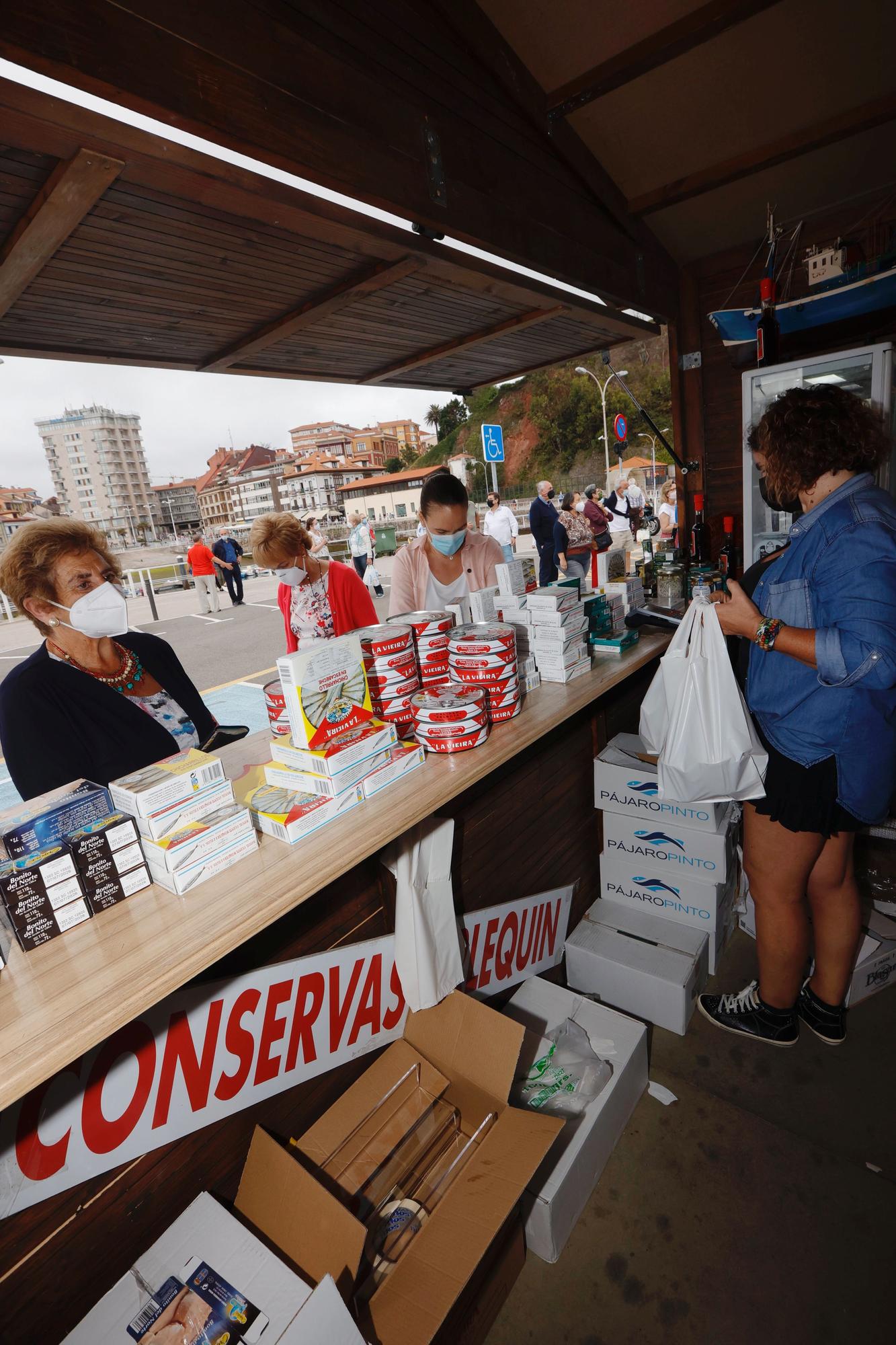 La feria de la conserva, un éxito en Candás