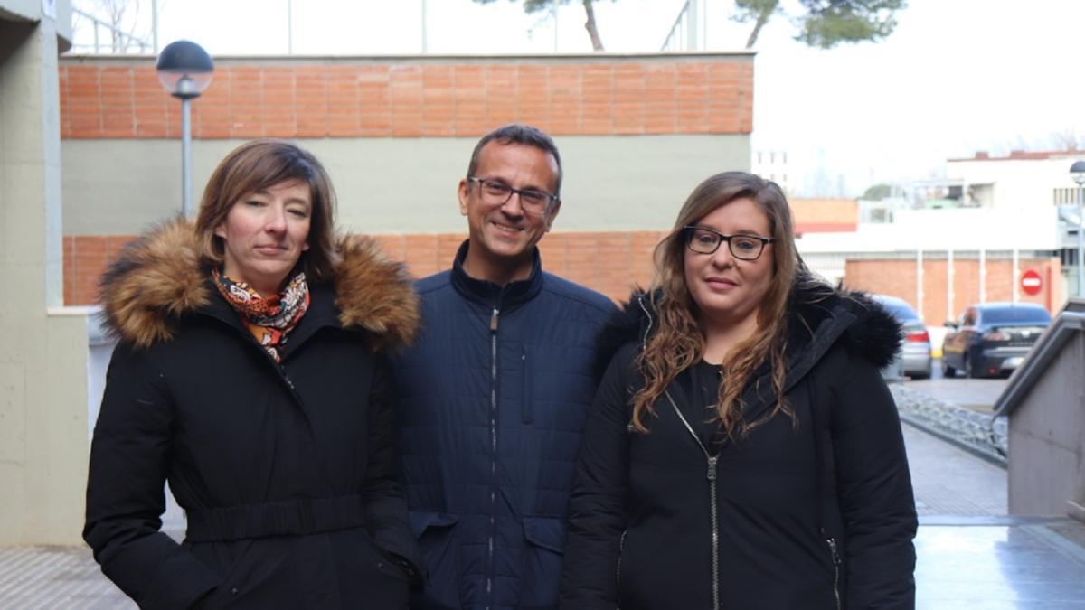 Mª del Pilar Carrera (izqd.), Manuel Rich y Vanesa Cantón, autores de la investigación.