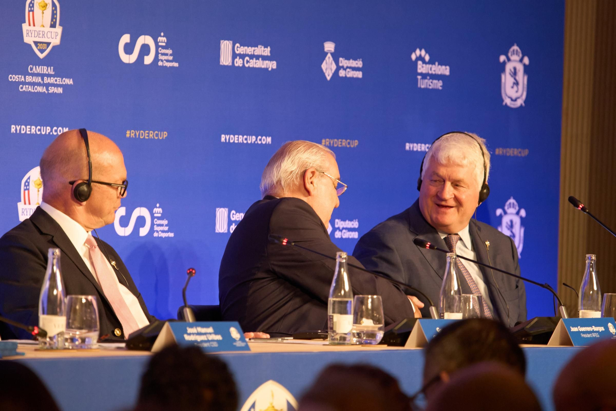 Les imatges de la presentació de la Ryder Cup 2031 a l'Hotel Camiral