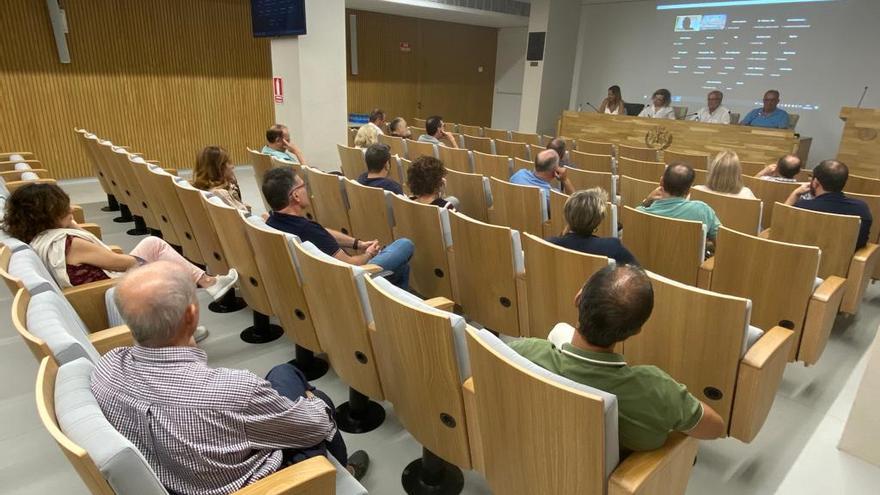 Reunión de los coordinadores médicos de Primaria ayer en el Colegio de Médicos.