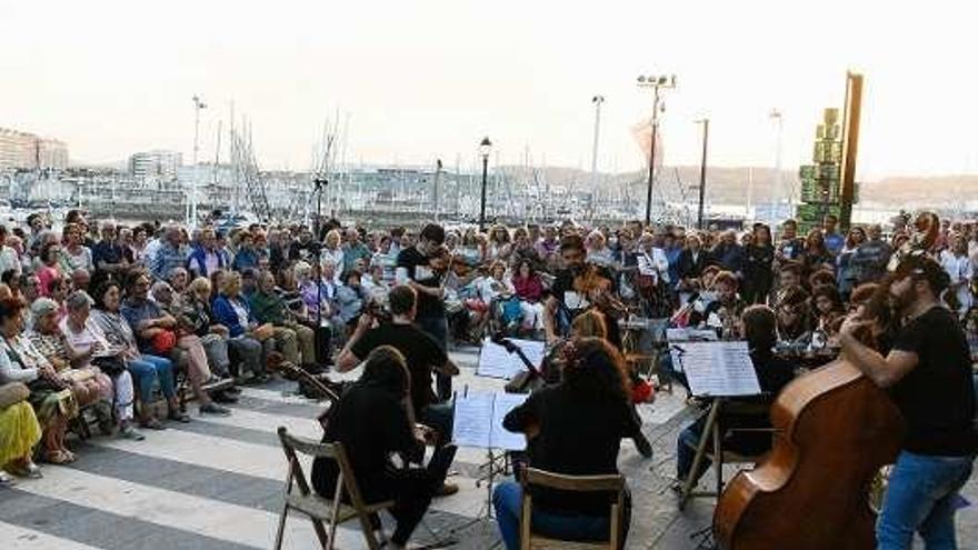 El último concierto en la calle de &quot;Los Conciertos del Marqués&quot;.