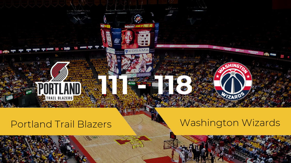 Washington Wizards derrota a Portland Trail Blazers (111-118)