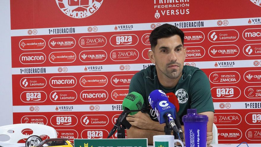 Carlos Ramos, capitán del Zamora CF: "Tenemos ilusión y también mucha exigencia"