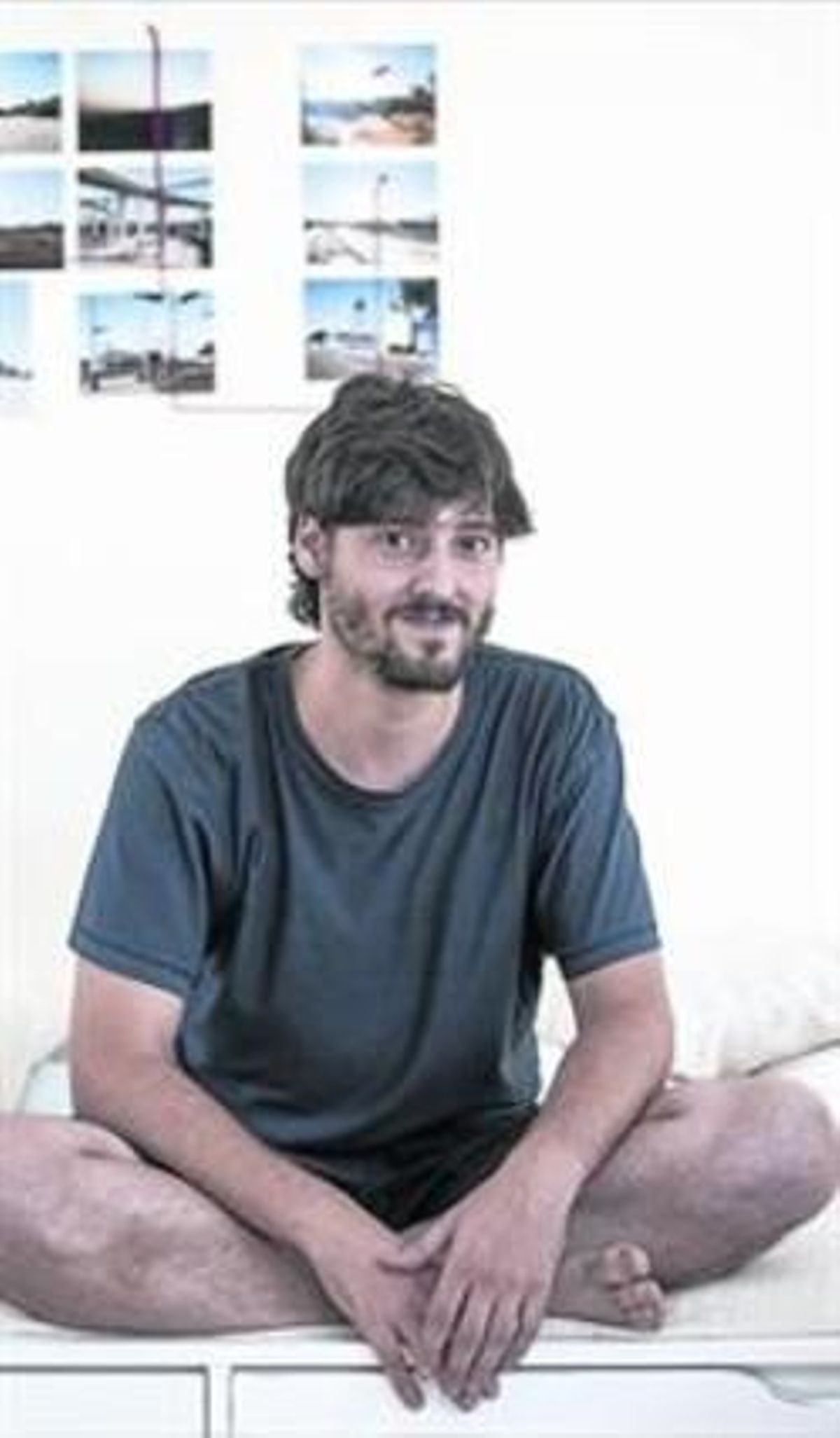 Marques-Marcet, durant el rodatge del film a BCN, a l’agost passat. Marques-Marcet, durant el rodatge del film a BCN, a l’agost passat.