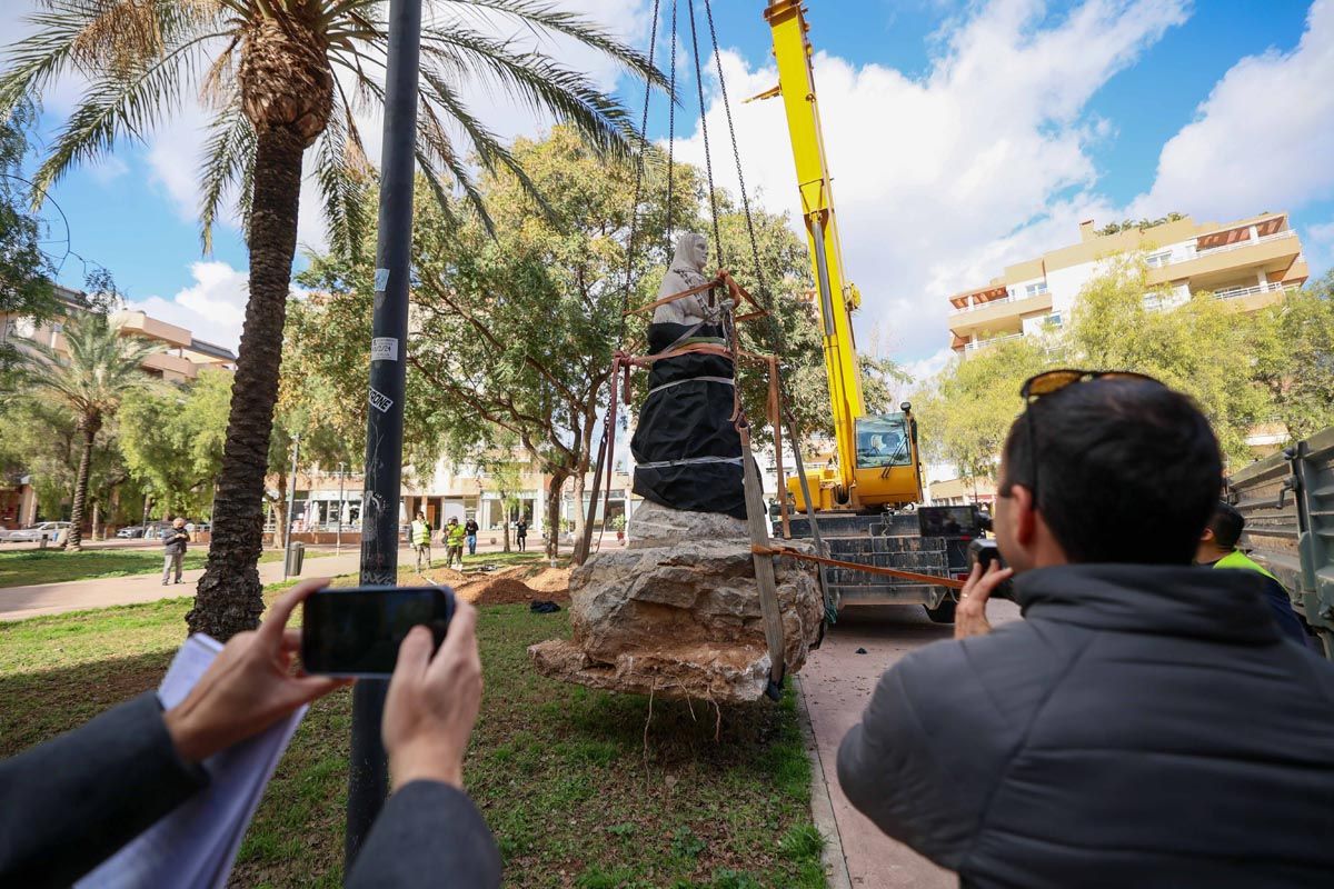 Galería: Todas las imagenes del traslado de la pagesa de Ibzia a su nueva ubicación