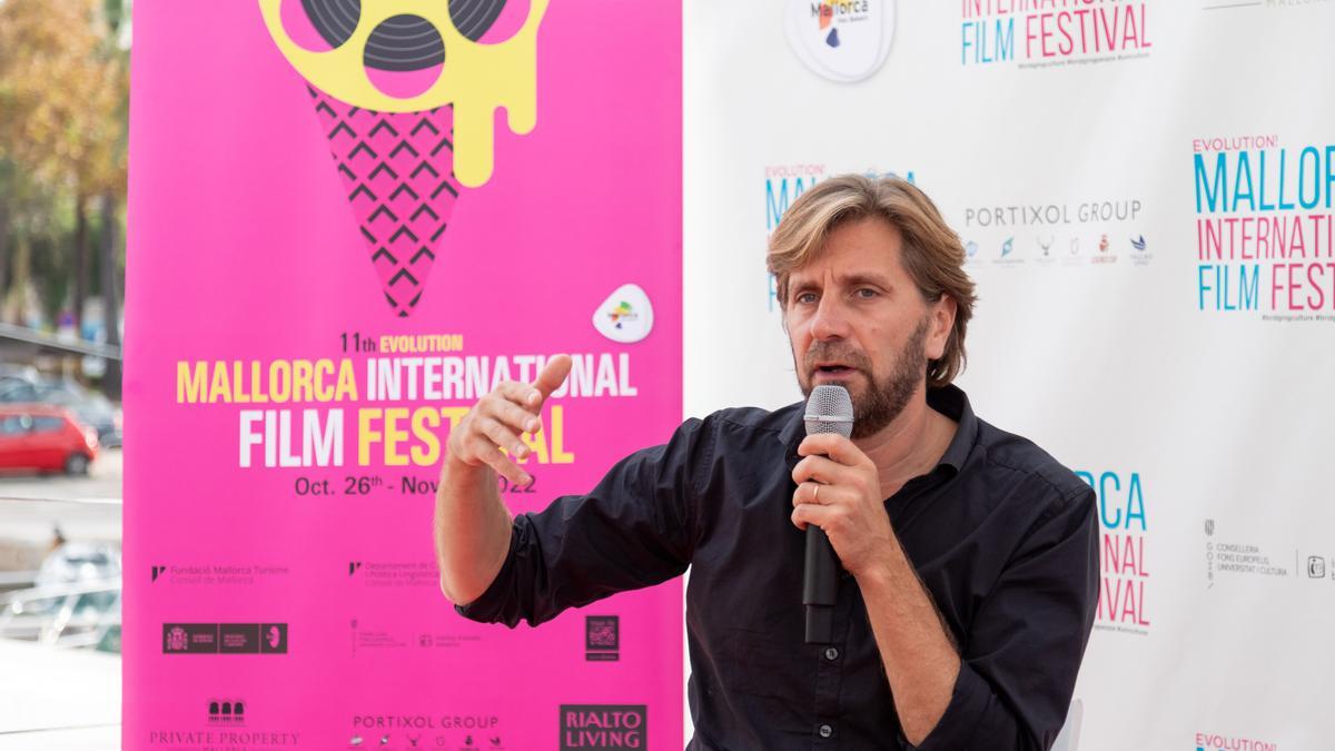 Ruben Östlund, en Palma, como invitado por el festival de cine Evolution.