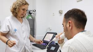Consulta especializada en el control del asma grave del Hospital de Viladecans.