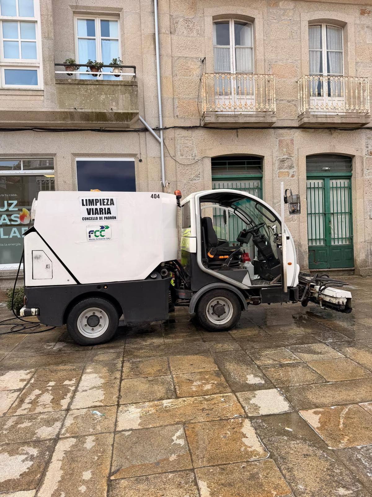 Maquinaria específica para la limpieza urbana.