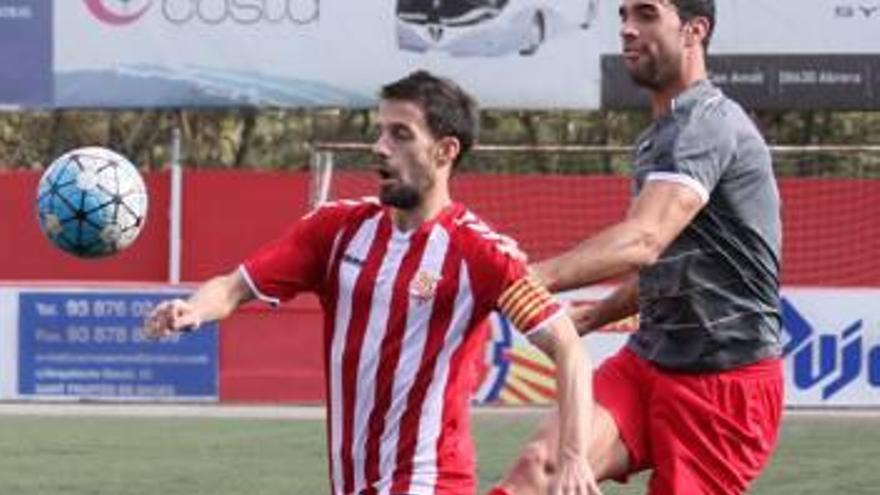 Sergi Soler va ser l&#039;autor del segon gol del Manresa a Nou Barris