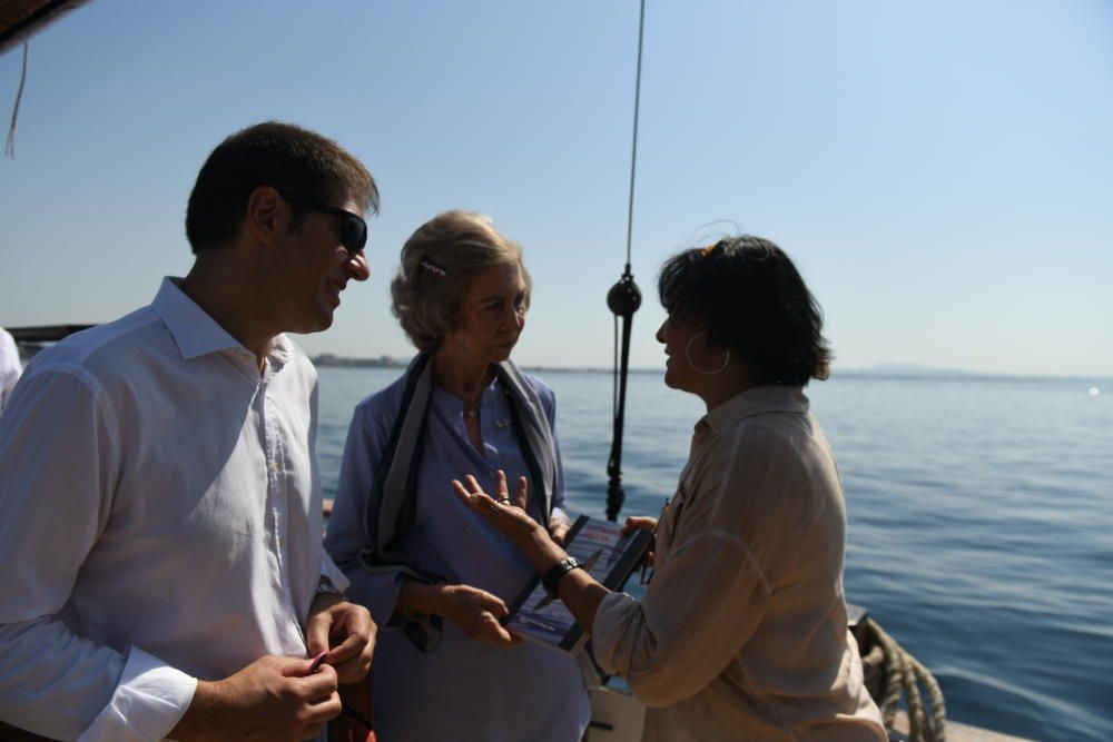 Doña Sofía inaugura las vacaciones reales en Mallorca en un acto ecologista