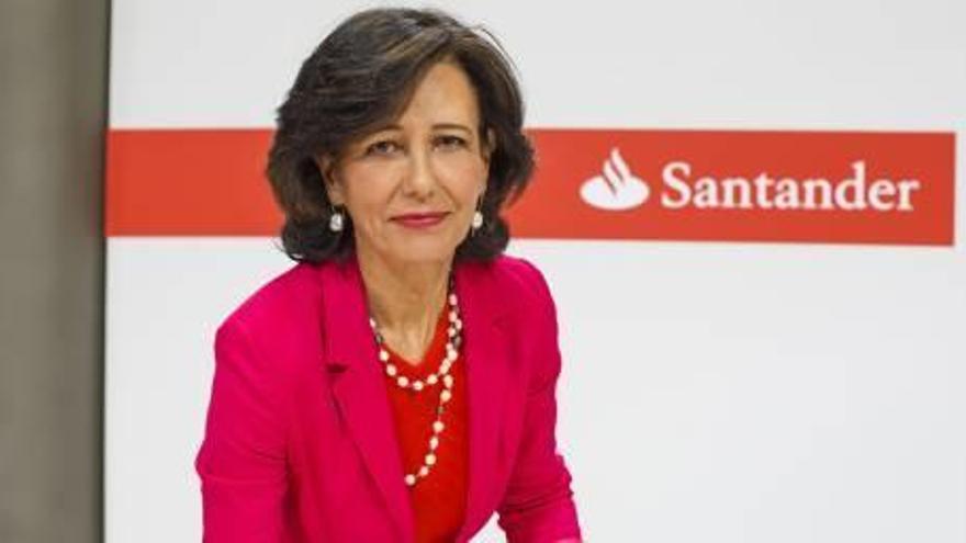 Ana Botín, presidenta de Santander.