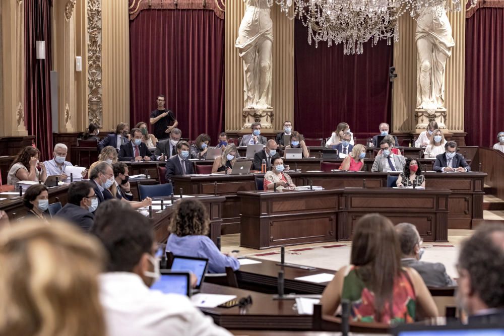 Pleno del Parlament del día 21 de julio de 2020