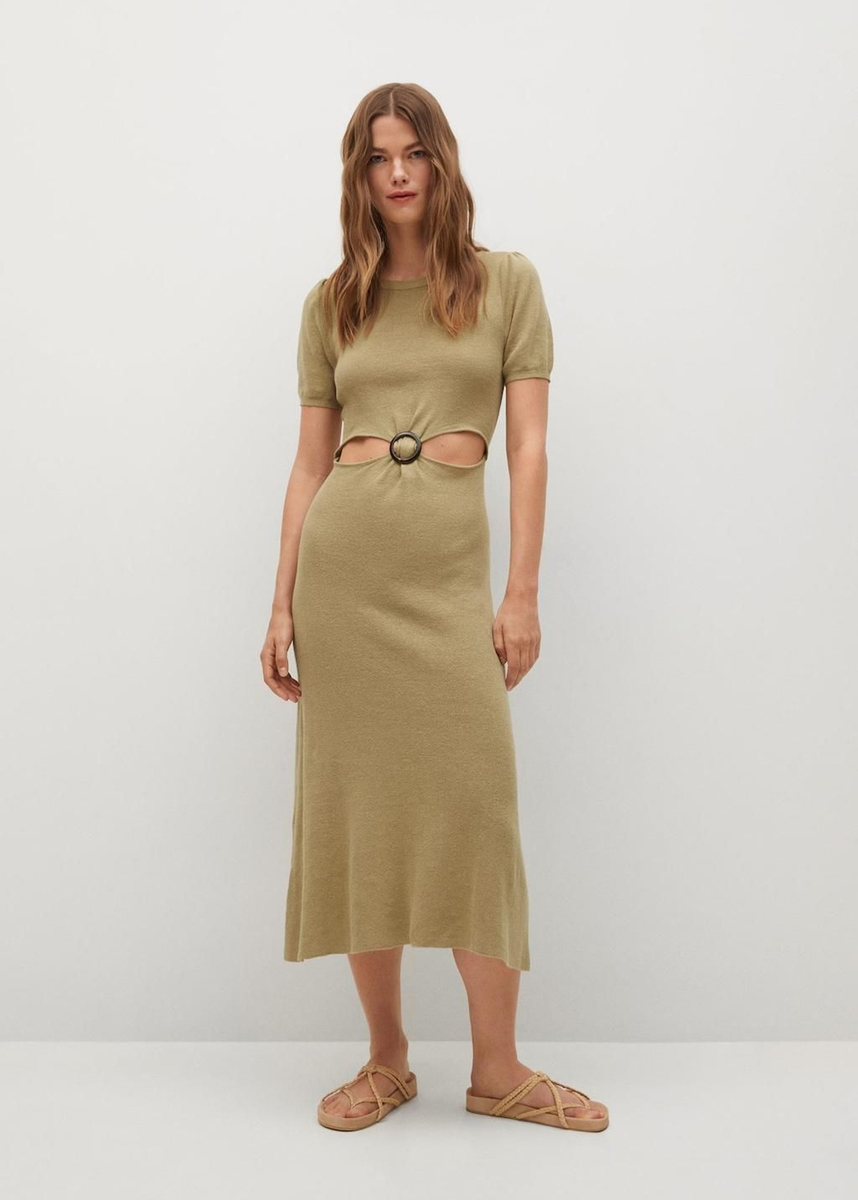 Vestido cut out de Mango