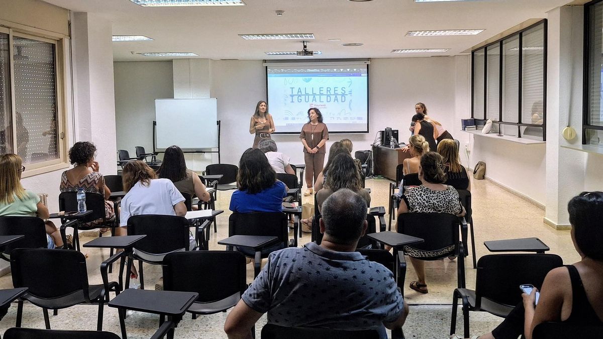 Imagen de uno de los talleres de igualdad.