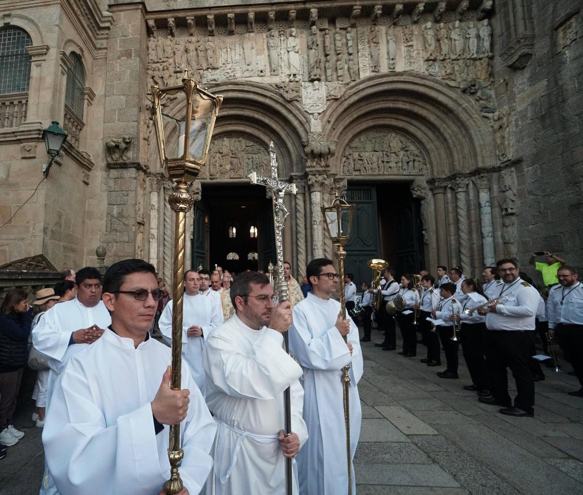 Así fue la procesión del Corpus Christi en Santiago de Compostela