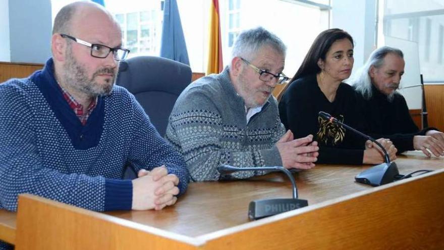 Heitor Mera, Xosé Manuel Pazos, Sonia Barreiro y Camilo Camaño. // Gonzalo Núñez