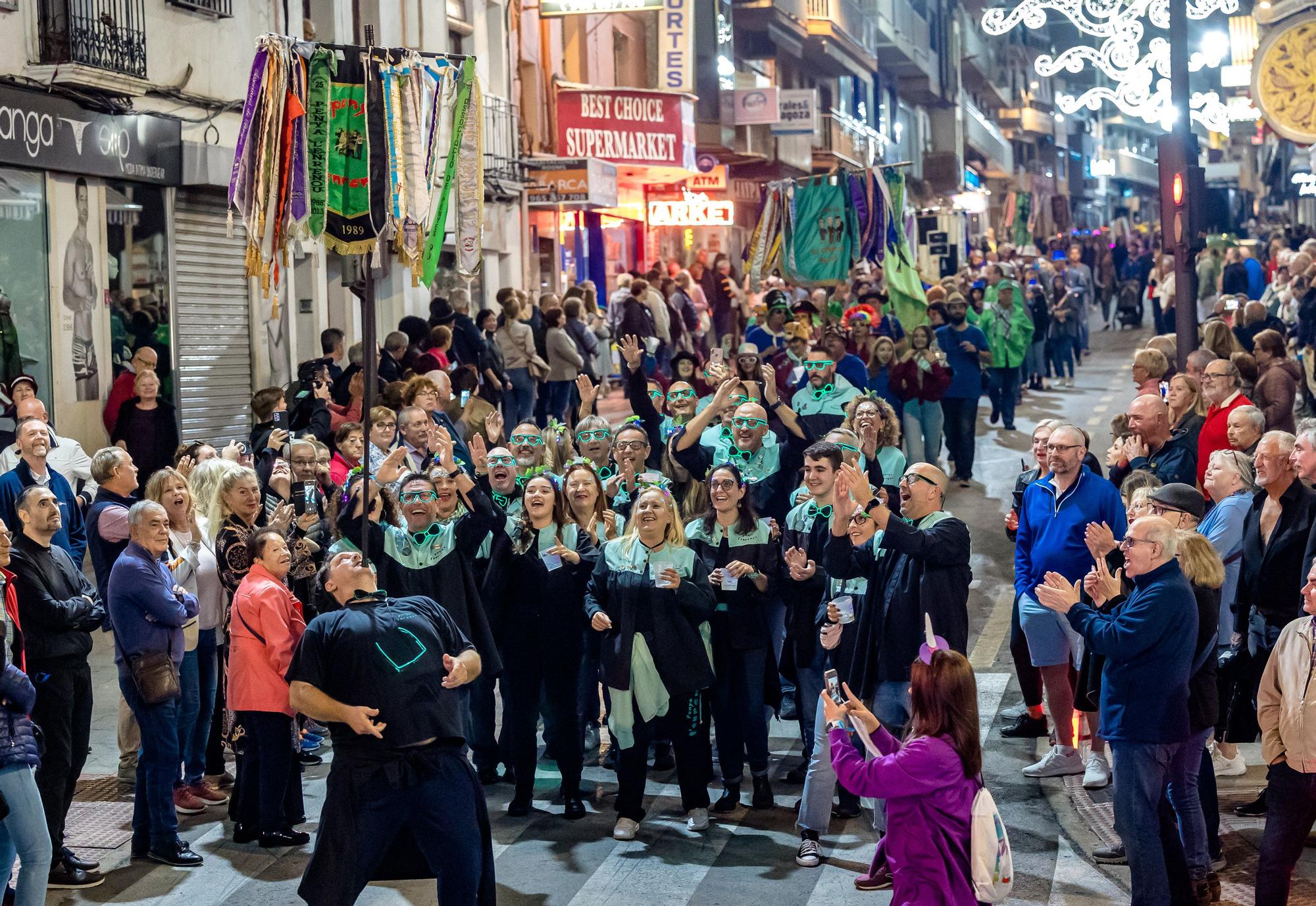 La Entrada de Peñas marca el inicio de las Fiestas de Benidorm