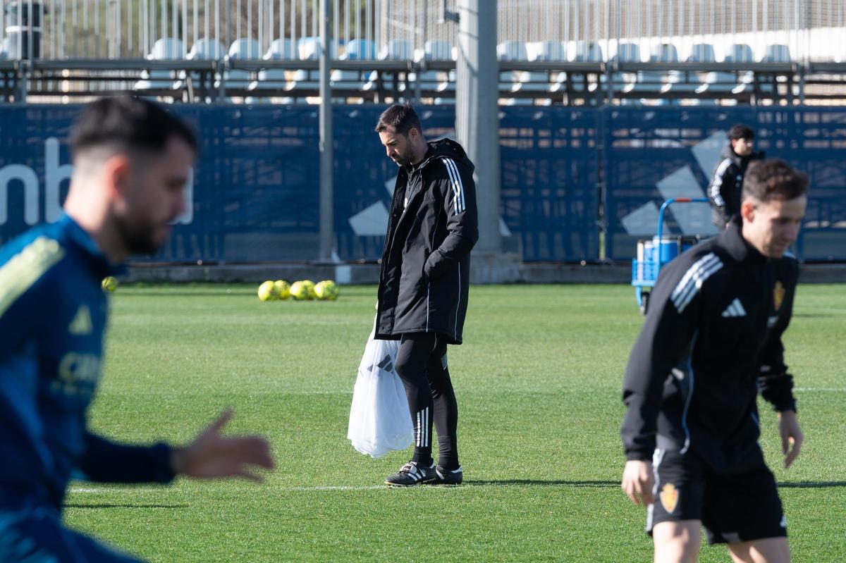 Sellés, cabizbajo durante una reciente sesión de entrenamiento en la Ciudad Deportiva.