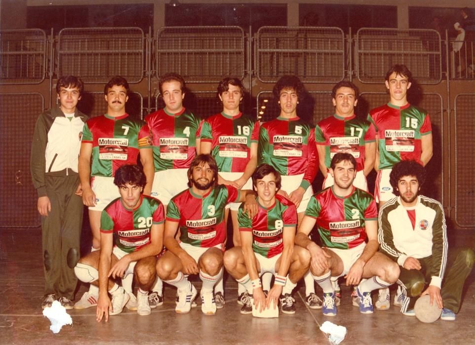 Imatges històriques del club handbol berga