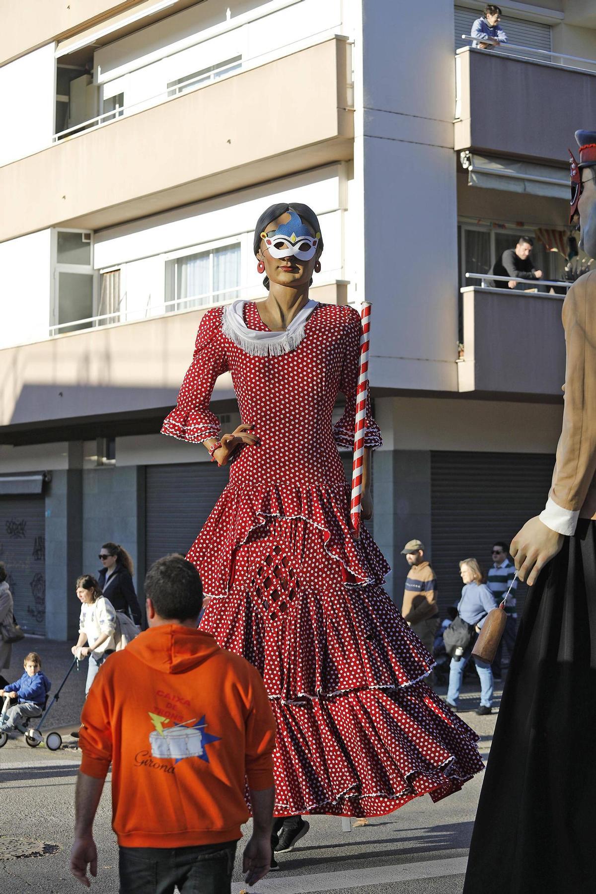 Imatges dels carnavals a barris de Girona