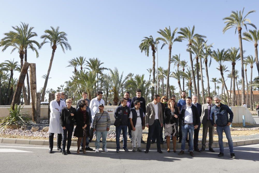 Los alumnos de Tamarit inauguran un jardín