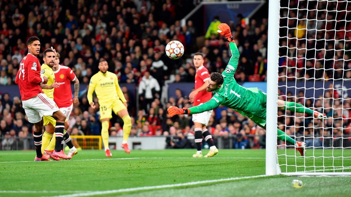 De Gea salvó al Manchester United con tres paradas espectaculares