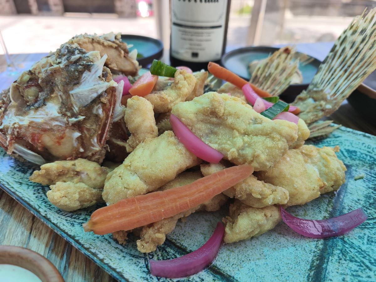 Fritura de pescado.