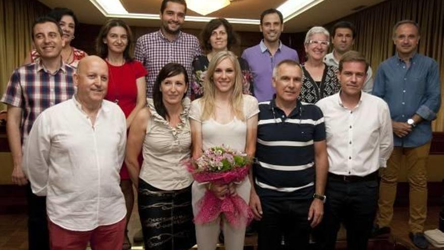 Xàtiva homenajea a Anna Sanchis por su doble oro