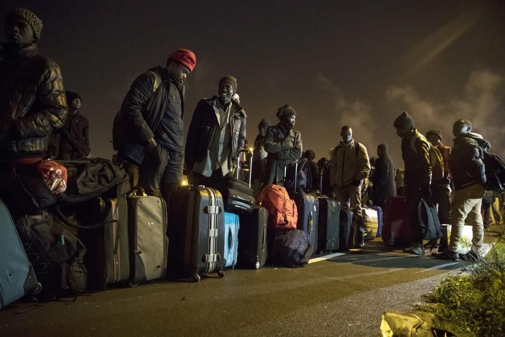 Desallotjament al camp de Calais