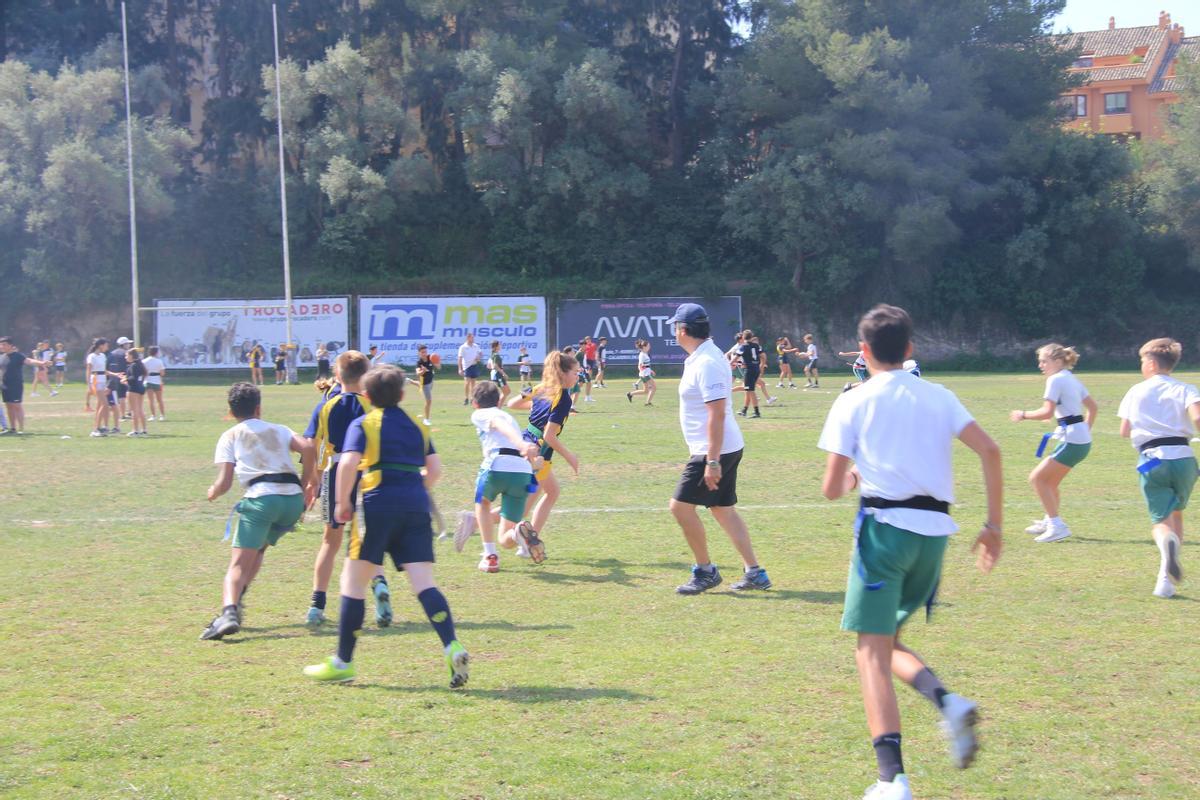 Las actividades del Club de Rugby Marbella están integradas en el plan 'Get into Rugby'.