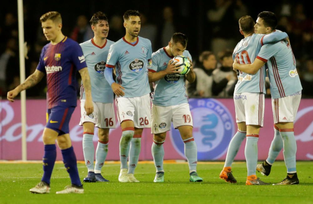 El Celta-Barça, en fotos