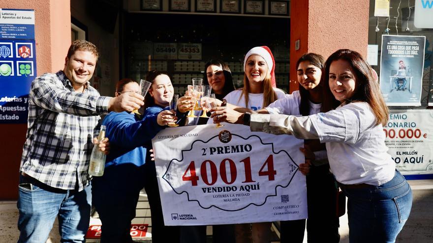 La Lotería de Navidad deja en Málaga casi tres millones de euros