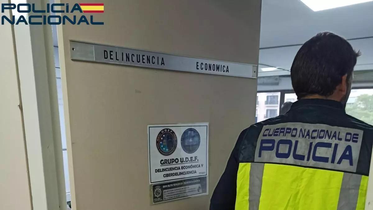 Las oficinas del Grupo de Delincuencia Económica de la Policía Nacional.
