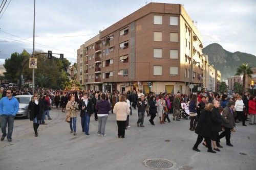 Regreso del Santo Cristo hasta su ermita desde San Jose? Obrero en Cieza