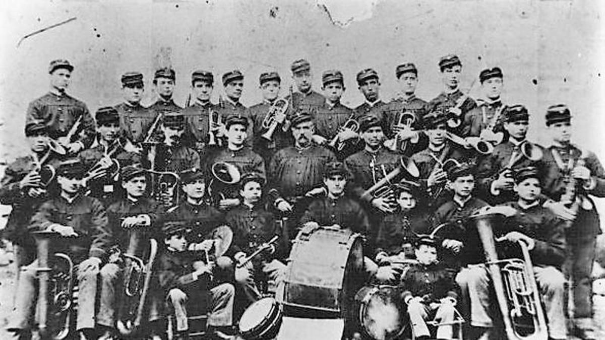 Imagen histórica de la banda.